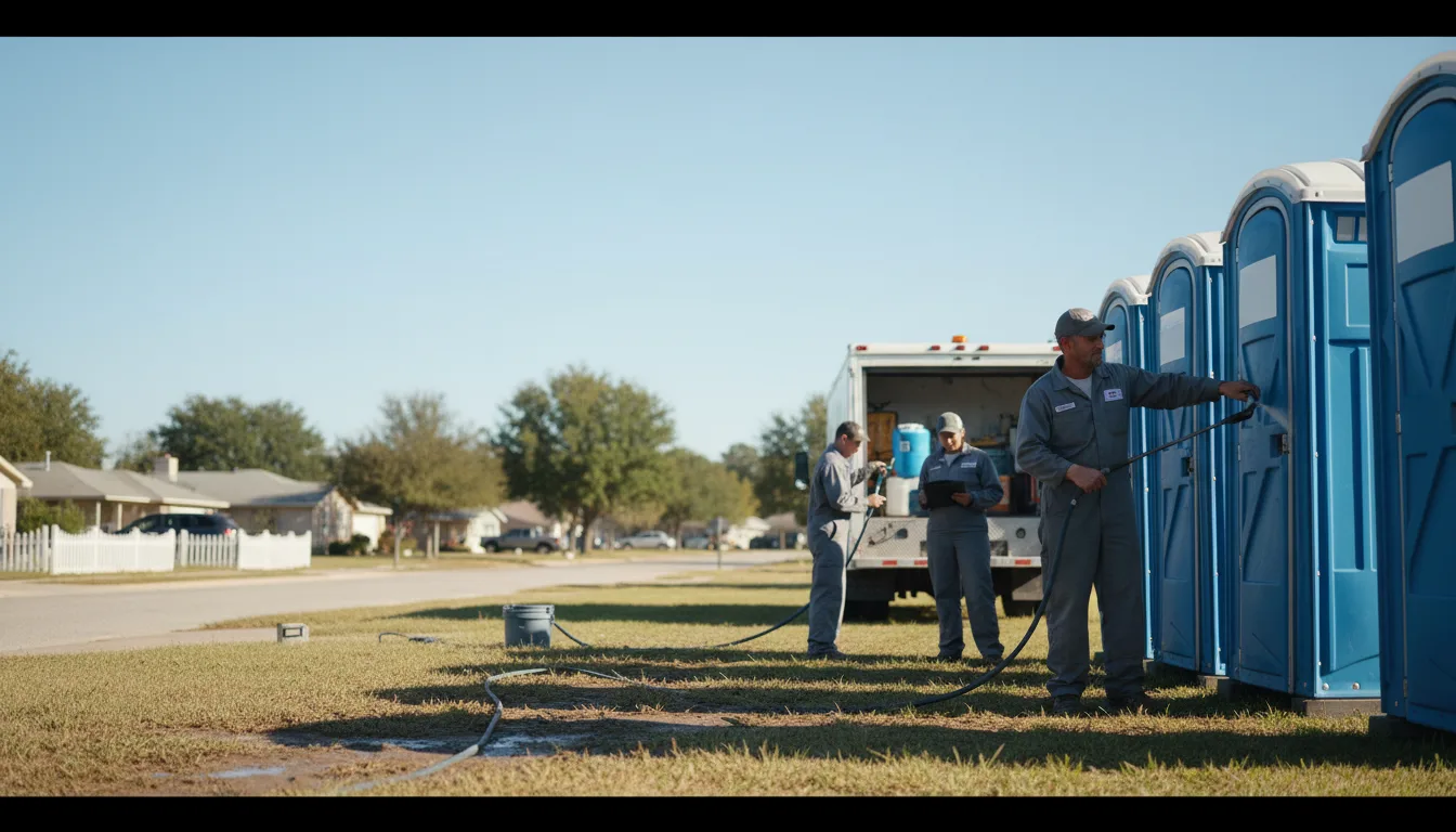 Long-Term Portable Toilet Rental in Wells, TX near me